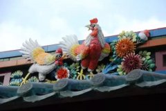 潮州嵌瓷，屋頂生花